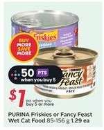 PURINA Friskies or Fancy Feast Wet Cat Food