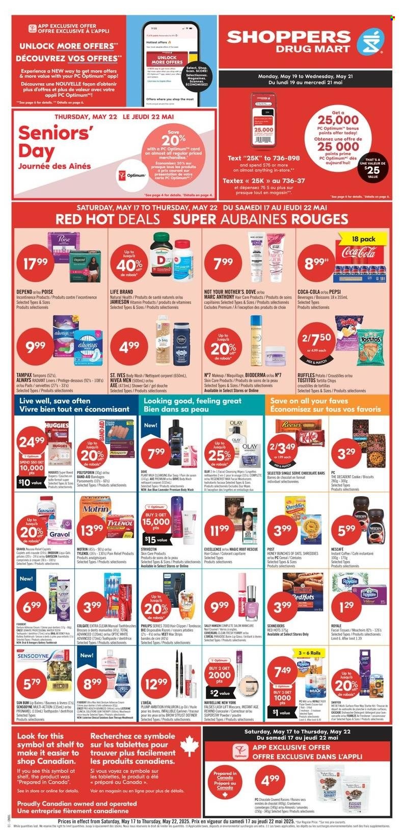 Shoppers Drug Mart flyer - May 17, 2025 - May 22, 2025. Page 1