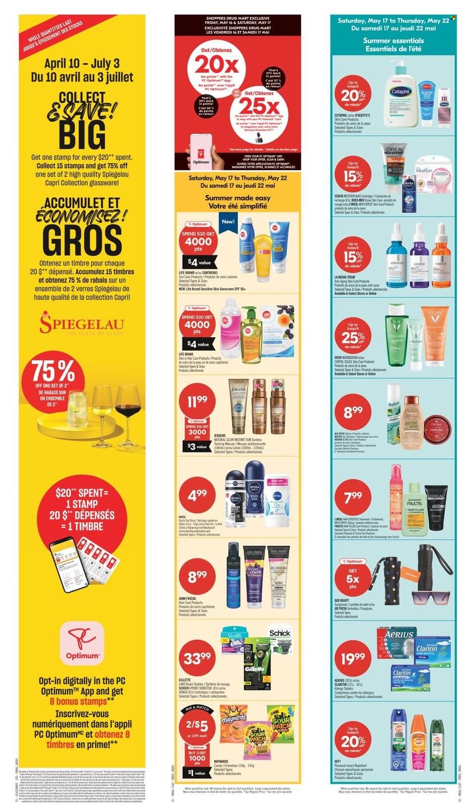 Shoppers Drug Mart flyer - May 17, 2025 - May 22, 2025. Page 1