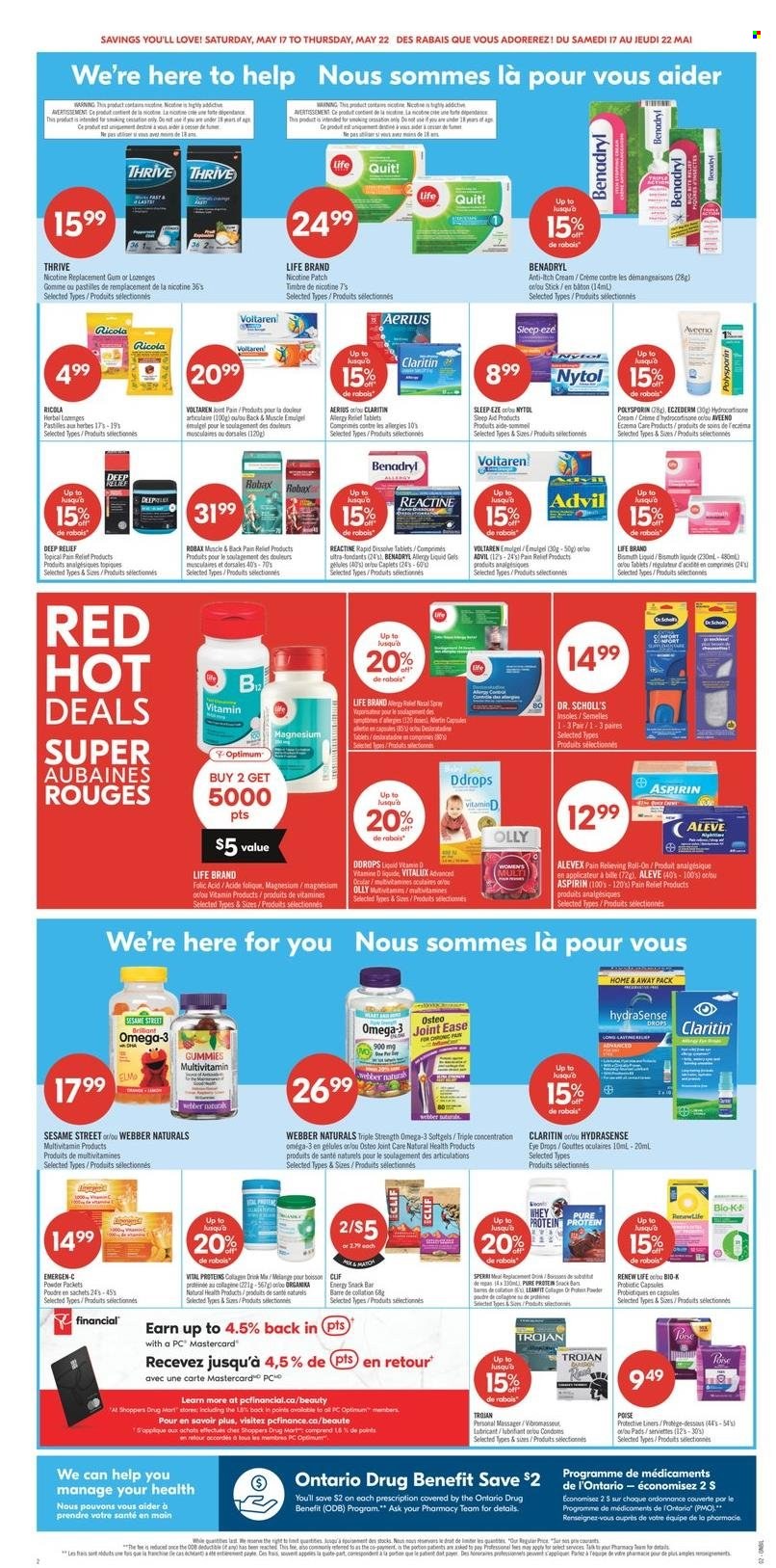 Shoppers Drug Mart flyer - May 17, 2025 - May 22, 2025. Page 1