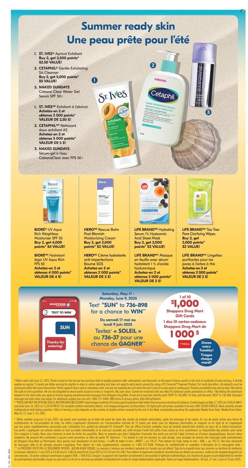 Shoppers Drug Mart flyer - May 17, 2025 - May 22, 2025. Page 1