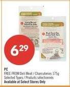 PC FREE FROM Deli Meat / Charcuteries 175g
