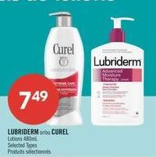 LUBRIDERM or/ou CUREL