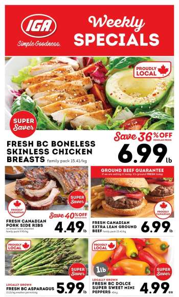 IGA Simple Goodness Flyer - May 16, 2025 - May 22, 2025.