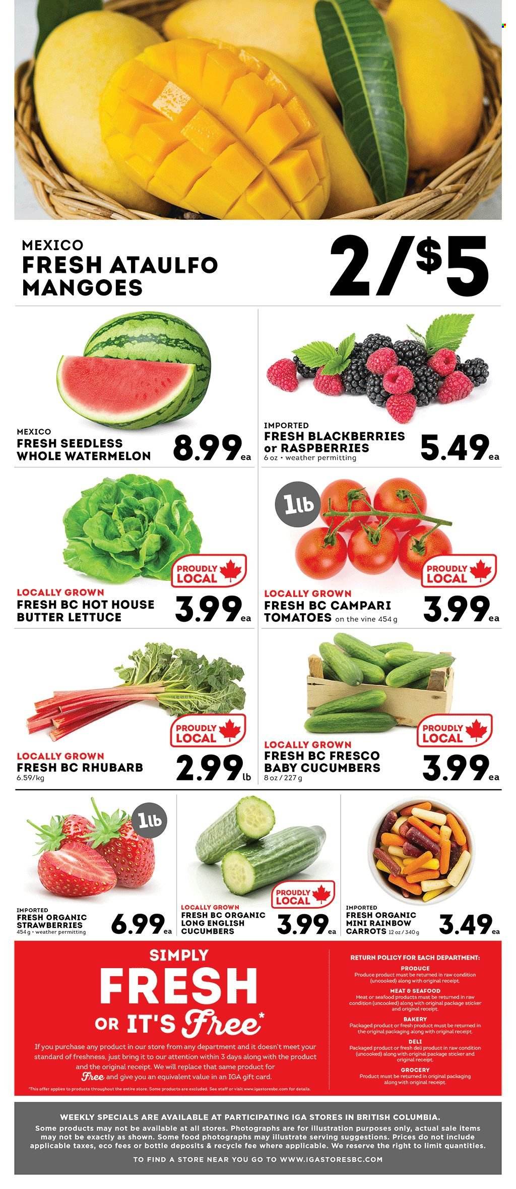 IGA Simple Goodness flyer - May 16, 2025 - May 22, 2025. Page 1