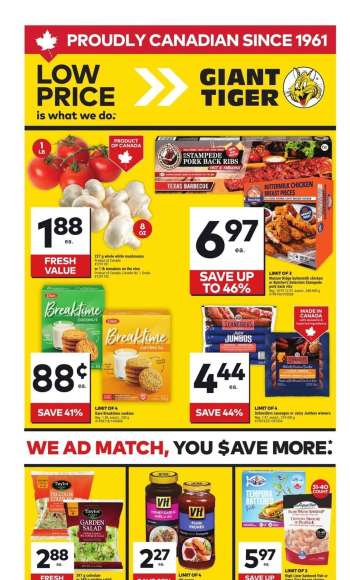 thumbnail - Giant Tiger flyer - Weekly Flyer