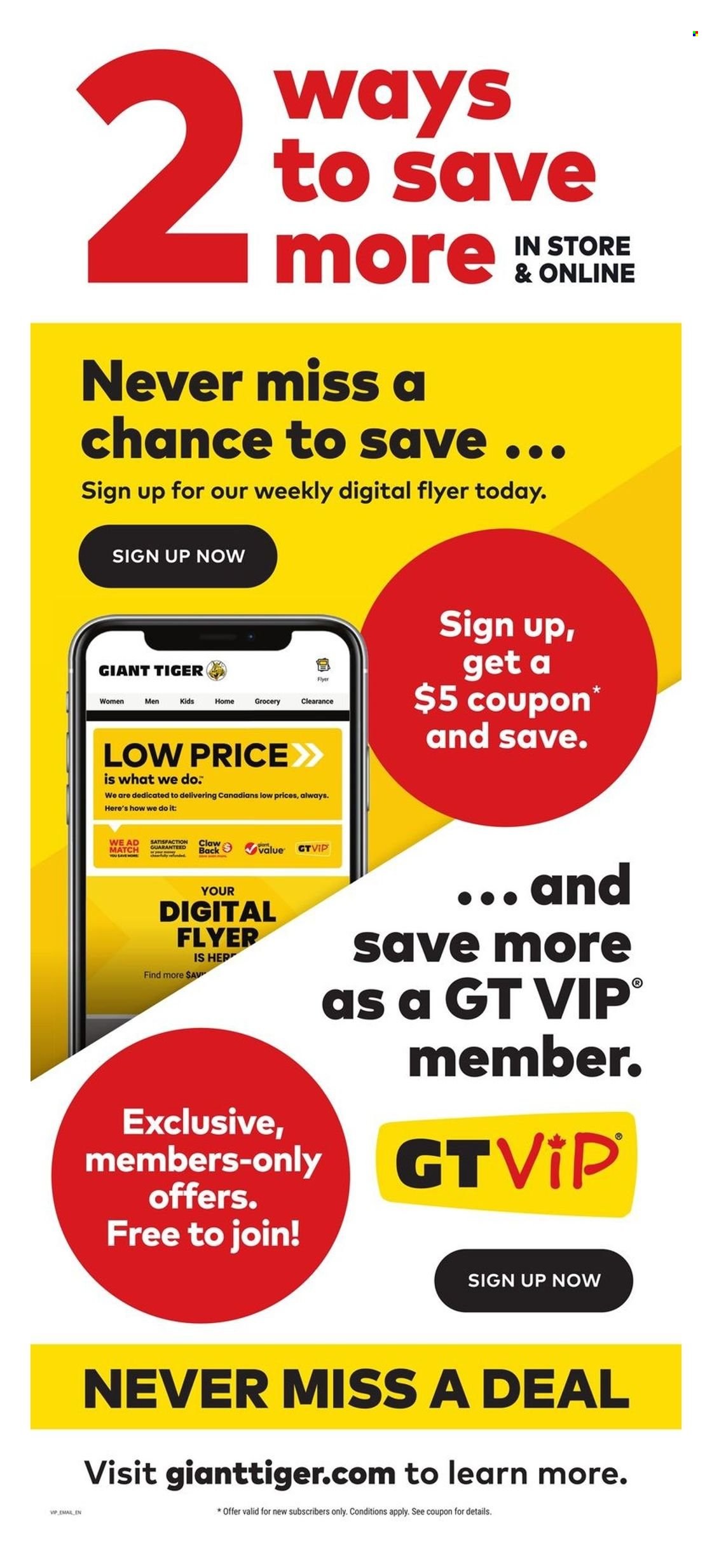Giant Tiger flyer - May 21, 2025 - May 27, 2025. Page 1