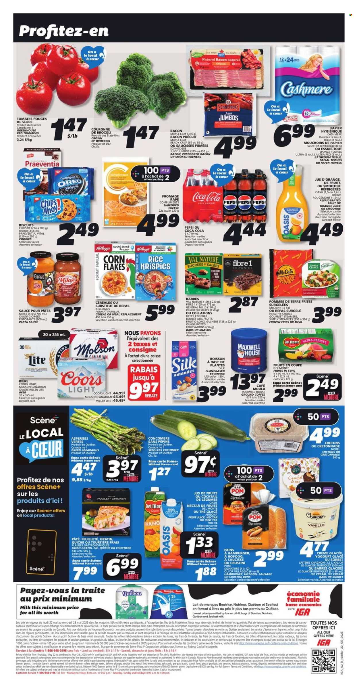 IGA flyer - May 22, 2025 - May 28, 2025. Page 1