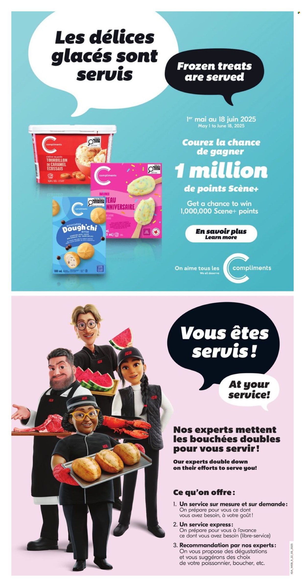 IGA flyer - May 22, 2025 - May 28, 2025. Page 1