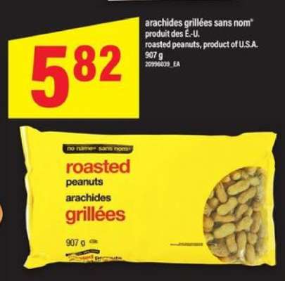 arachides grillées sans nom