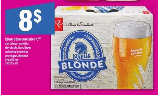 BIÈRE DÉSALCOOLISÉE PC