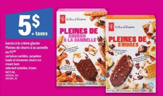 Pleines de churro à la cannelle ou PC