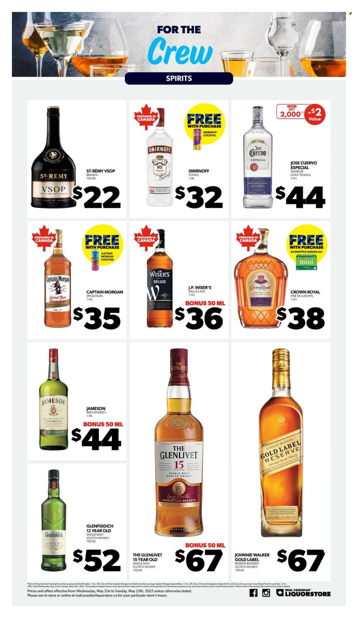 Real Canadian Liquorstore flyer - May 21, 2025 - May 25, 2025. Page 1