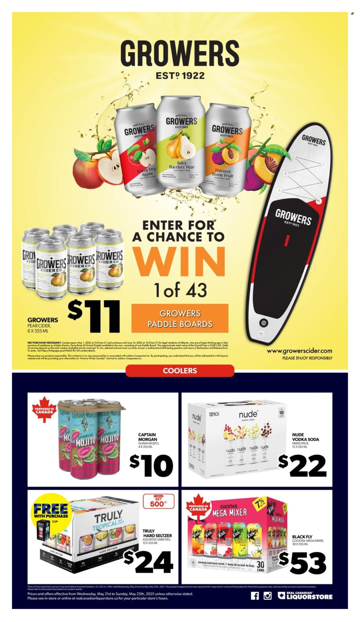 Real Canadian Liquorstore flyer - May 21, 2025 - May 25, 2025. Page 1
