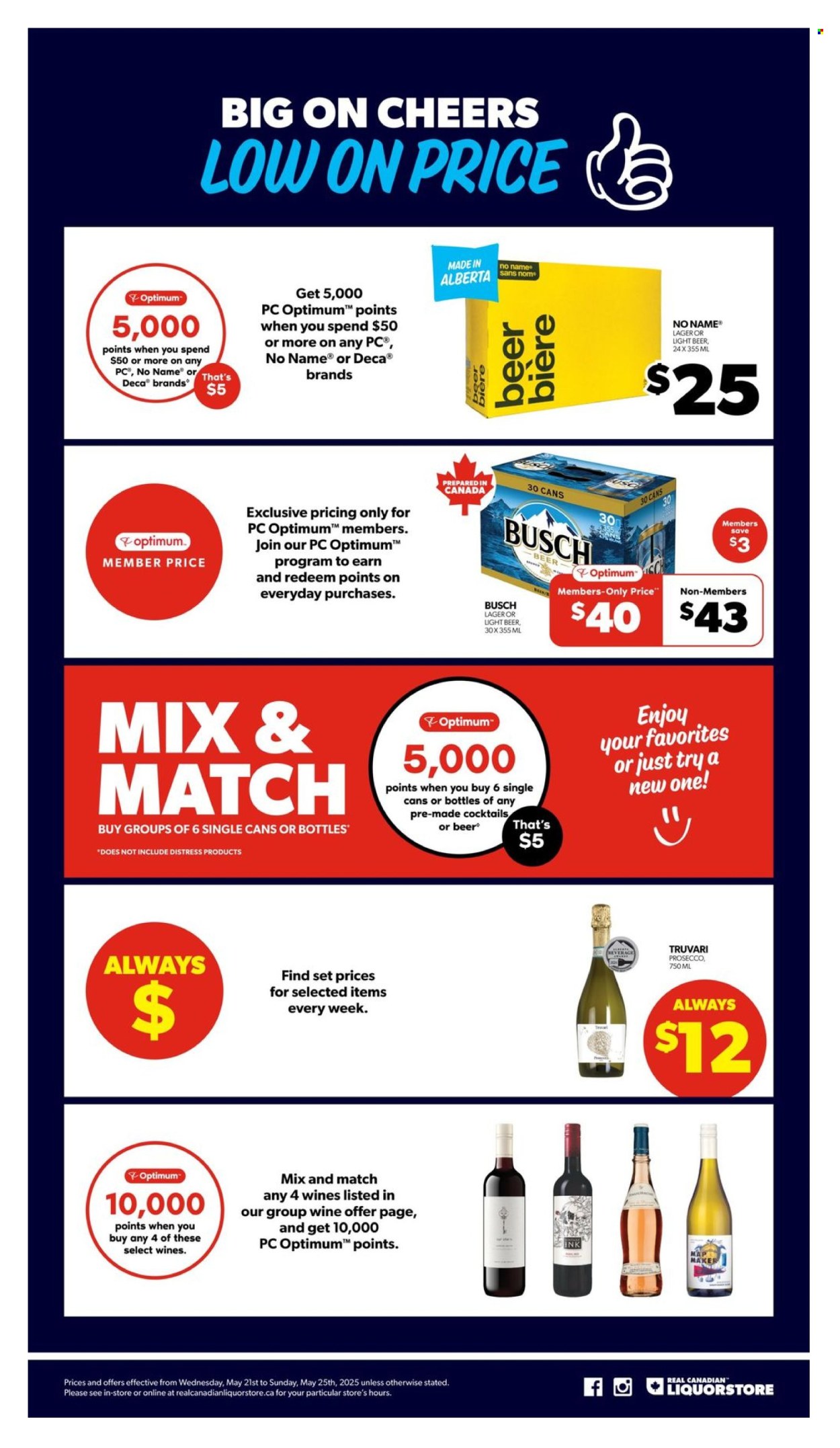 Real Canadian Liquorstore flyer - May 21, 2025 - May 25, 2025. Page 1