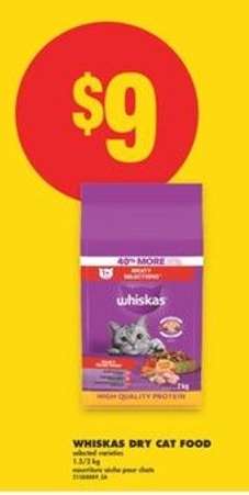 WHISKAS DRY CAT FOOD
