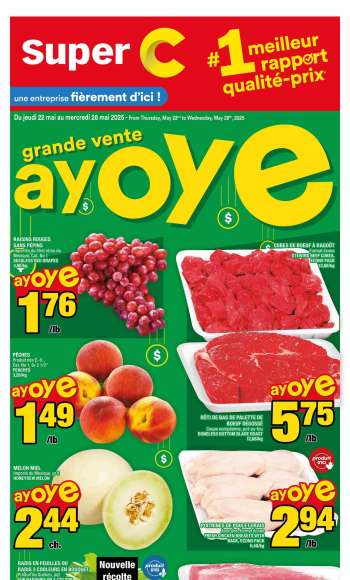 Super C Flyer - May 22, 2025 - May 28, 2025.