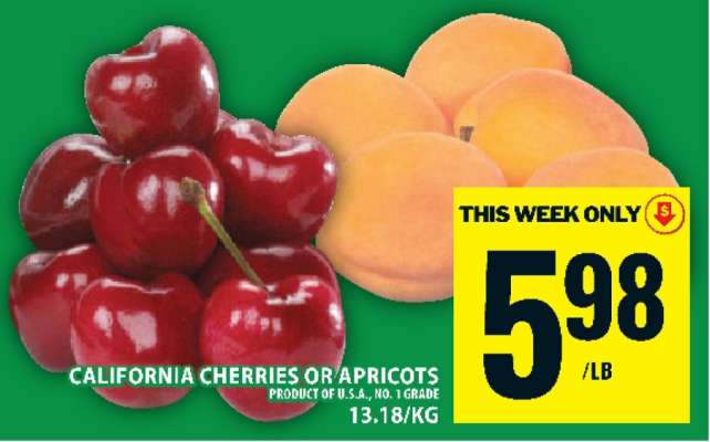 California Cherries or Apricots