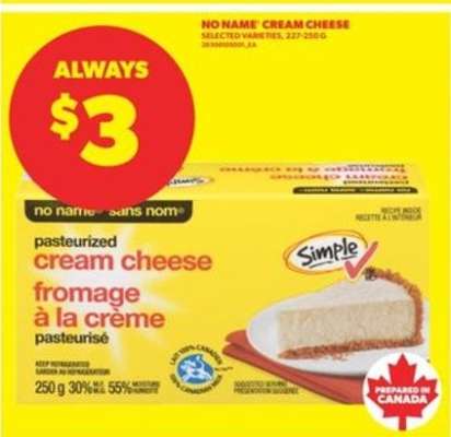 No Name Cream Cheese