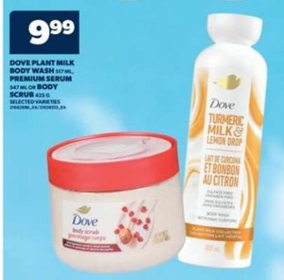 Dove Plant Milk Body Wash & Body Scrub