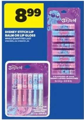 Disney Stitch Lip Balm or Lip Gloss