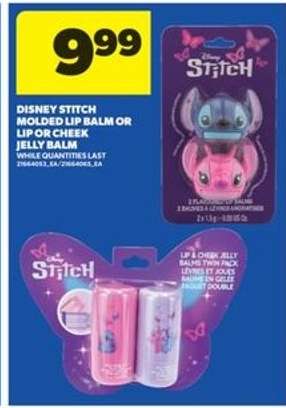 Disney Stitch Molded Lip Balm or Lip or Cheek Jelly Balm