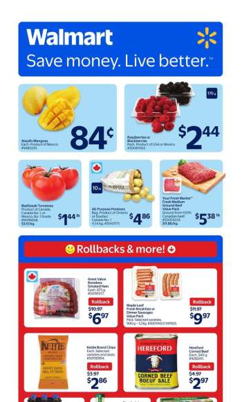 Walmart Flyer - May 22, 2025 - May 28, 2025.
