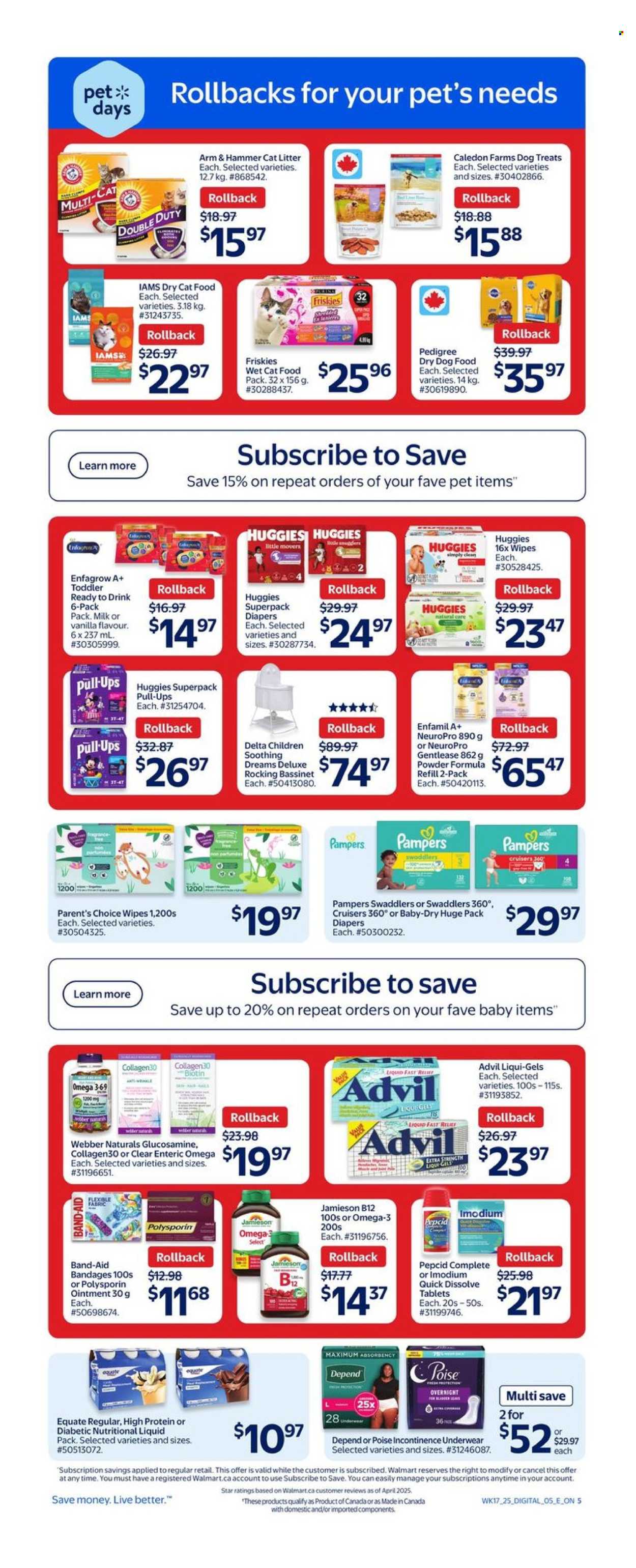 Walmart flyer - May 22, 2025 - May 28, 2025. Page 1