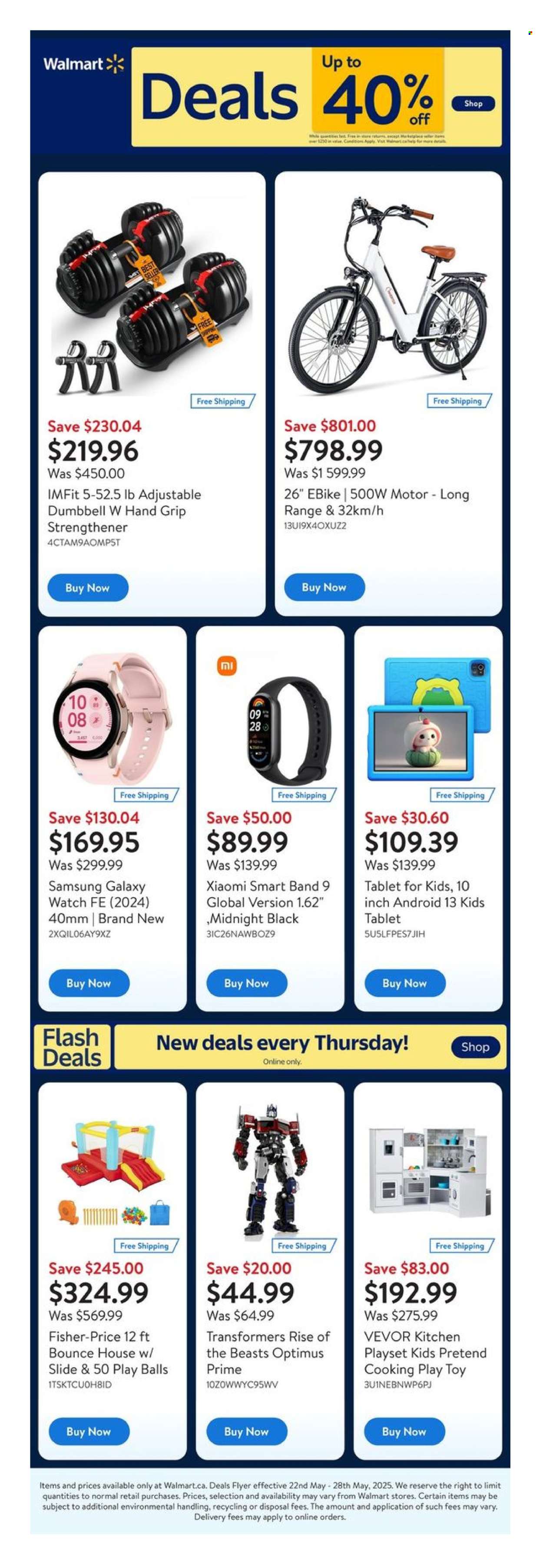 Walmart flyer - May 22, 2025 - May 28, 2025. Page 1
