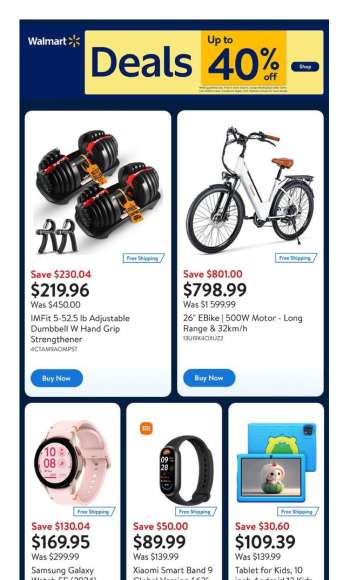 Walmart Flyer - May 22, 2025 - May 28, 2025.