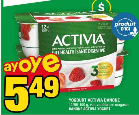 YOGOURT ACTIVIA DANONE