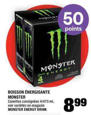 Boisson Énergisante Monster
