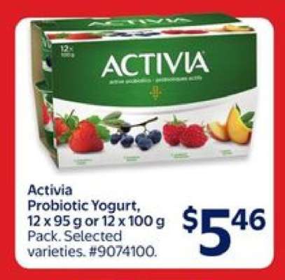 Activia Probiotic Yogurt