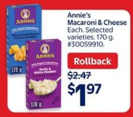 ANNIE’S MACARONI & CHEESE