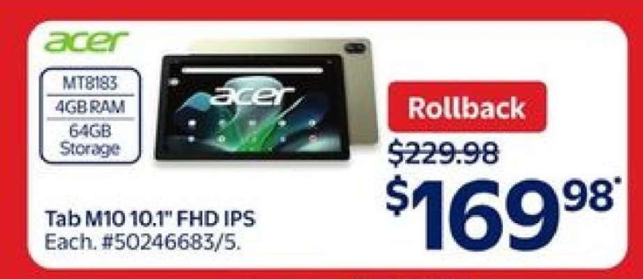 Acer Tab M10 10.1" FHD IPS