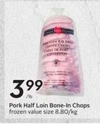 Pork Half Loin Bone-In Chops