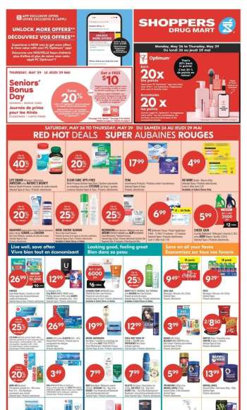 Shoppers Drug Mart Flyer - May 24, 2025 - May 29, 2025.