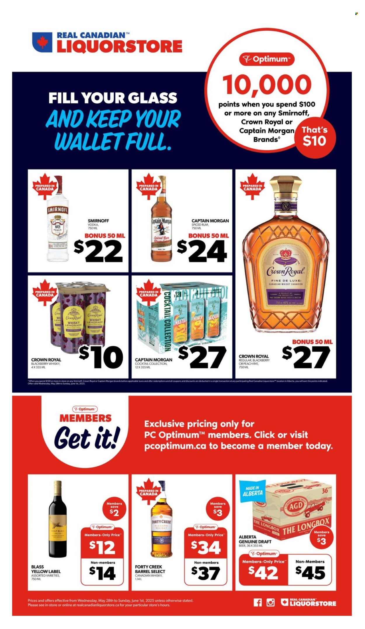Real Canadian Liquorstore flyer - May 28, 2025 - June 01, 2025. Page 1