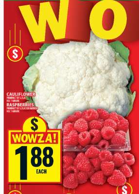 Cauliflower and Raspberries