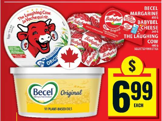 Becel Margarine, Babybel Cheese, The Laughing Cow