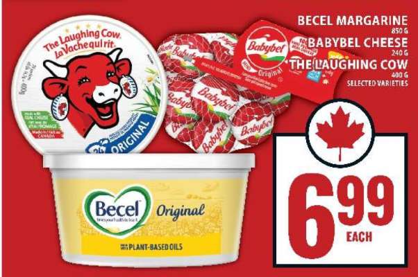 Becel Margarine, Babybel Cheese, The Laughing Cow