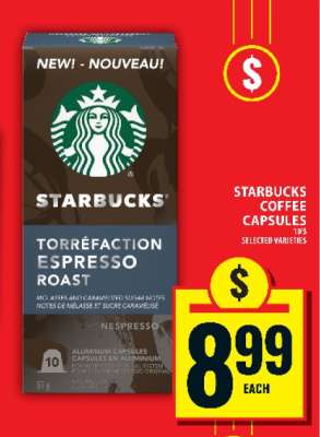 STARBUCKS COFFEE CAPSULES