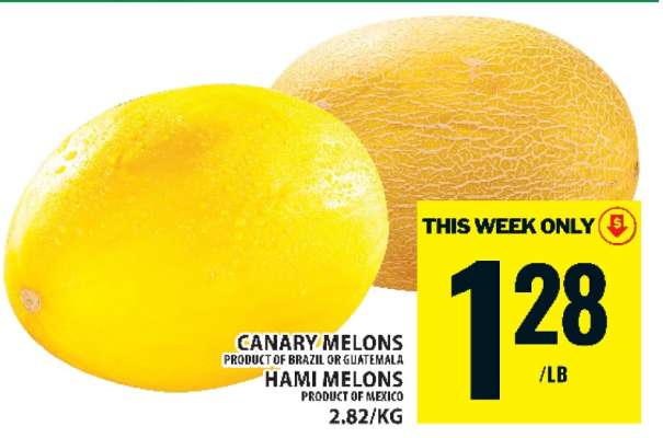 Canary Melons / Hami Melons