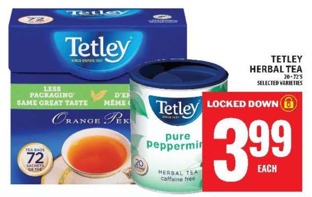 TETLEY HERBAL TEA