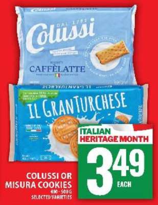 Colussi or Misura Cookies