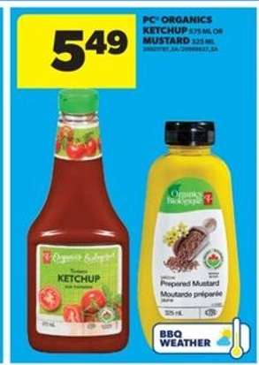 PC Organics Ketchup or Mustard
