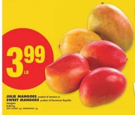 Julie Mangoes or Sweet Mangoes