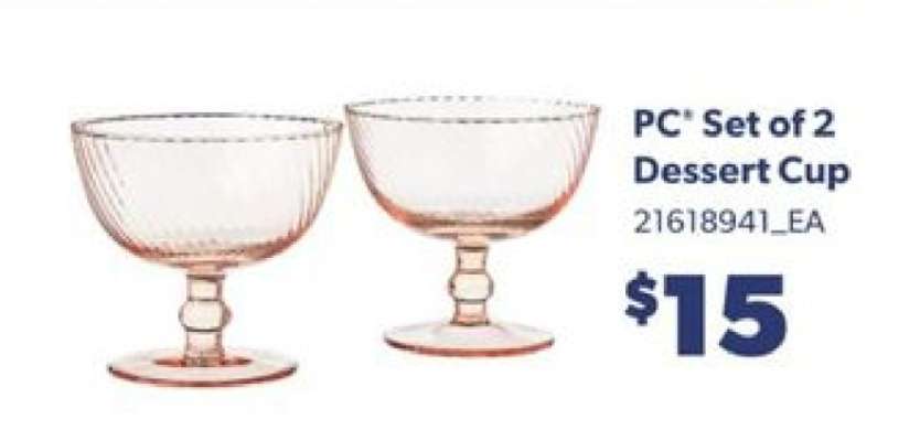 PC Set of 2 Dessert Cup