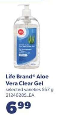 Life Brand Aloe Vera Clear Gel