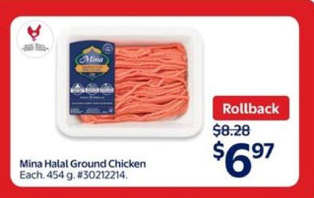 Mina Halal ground chicken